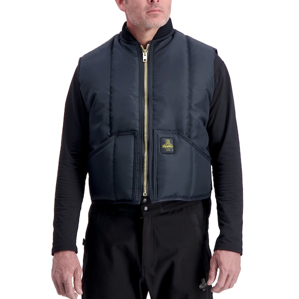 Refrigiwear 2XL Iron-Tuff Navy Vest - 0399RNAV2XL