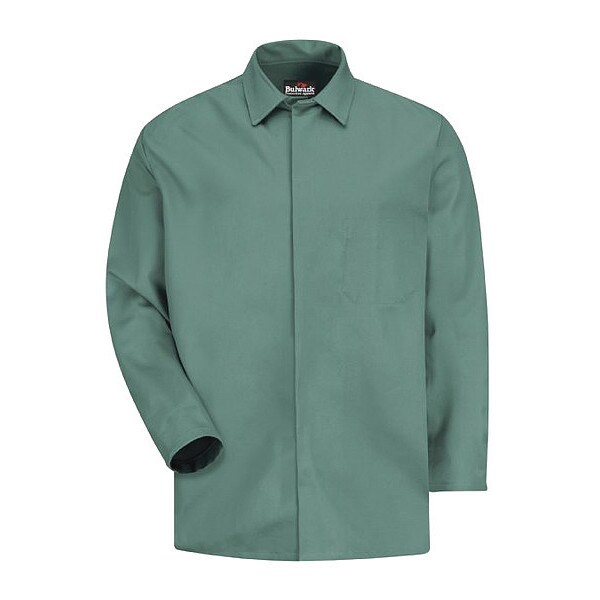 Bulwark High-visibility Green Hi-Vis Coat size - KEW2VG RG S