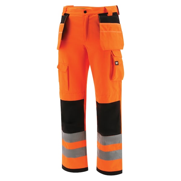 Cat Workwear Hi-Vis Trademark Trouser, Workwear, Carg - C172EHV-82F