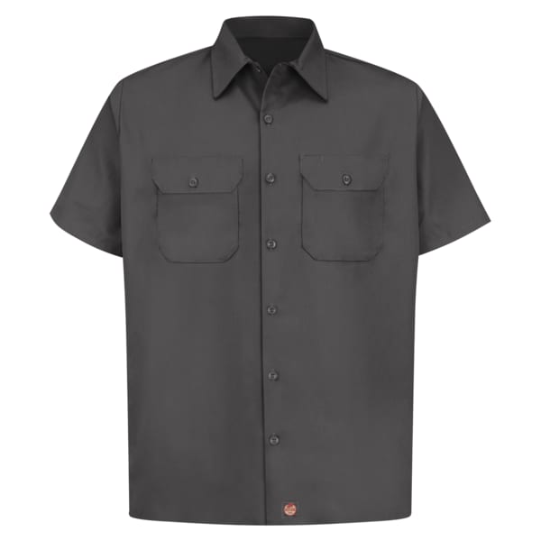 Red Kap Men's Mens Ss Twill 65/35 Work Shirt-Ch, 2XL, Cotton/Polyester, Buttons Closure, 2 Pocket(s) - ST62CH SS XXL