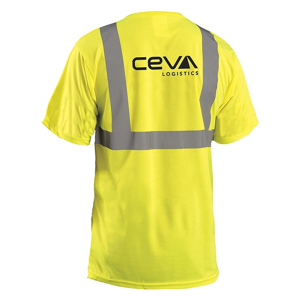 Occunomix SS Yellow T-Shirt, Black Ceva Logo, L - LUX-SSETP2B-YL-CEVA_02