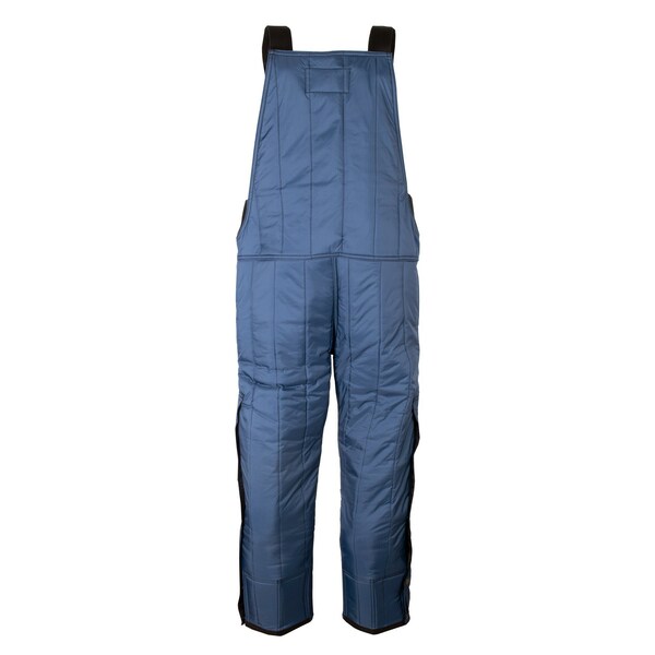 Refrigiwear Cooler Wear Bib Overalls, Ripstop Coated Nylon, Navy, XL - 0585RNAVXLG