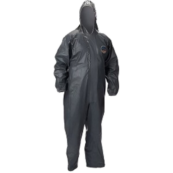 Lakeland Disposable Coverall, Hooded, Pryolon CRFR, Zipper w/Storm Flap, Elastic Cuff, Elastic Ankle - LAKEL-51130- 6X