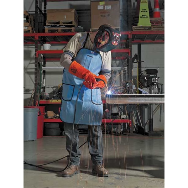 Karewear Shop Apron, Blue, Cotton Twill - 524MB
