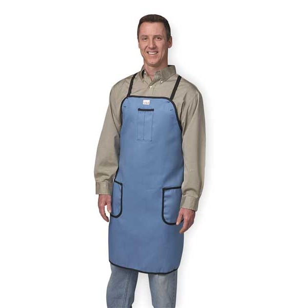 Karewear Shop Apron, Blue, Cotton Twill - 524MB