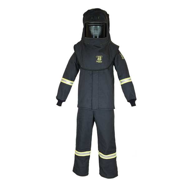 Oberon Arc Flash Clothing Kit, 46 cal/sq cm ATPV, XL, 30 in Inseam, Aramid - TCG4B-XL