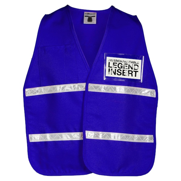 Kishigo Royal Blue, Not ANSI Compliant, Incident Command Vest - 3704I