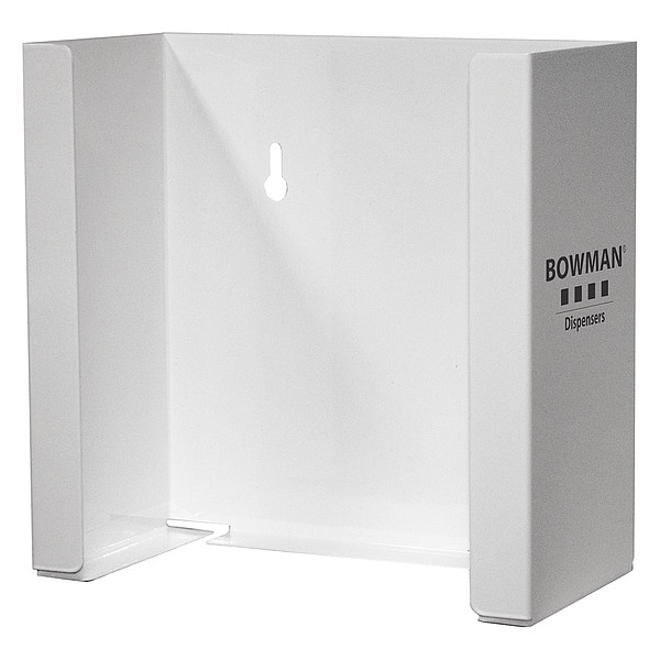 Bowman Dispensers Protection Dispenser, Steel, White, 10 in - BB-034