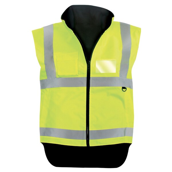 Viswerx Hi-Vis Reversible Fleece Lined Vest-ANSI CL2 XL - 127-22054