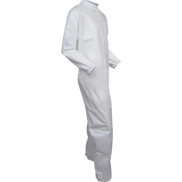 Kleenguard A40 Coveralls - Zipper Front, XXXL, 25 PK, White - KCC44306