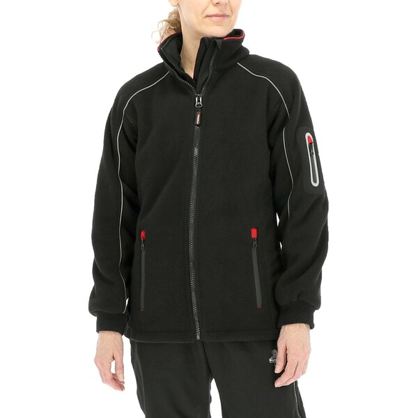 Refrigiwear Women's Hybrid Fleece Black Med - 9720RBLKMED