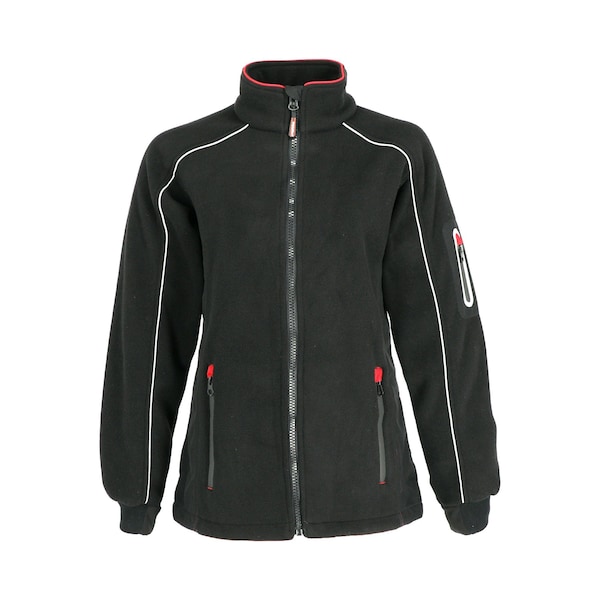 Refrigiwear Women's Hybrid Fleece Black Med - 9720RBLKMED