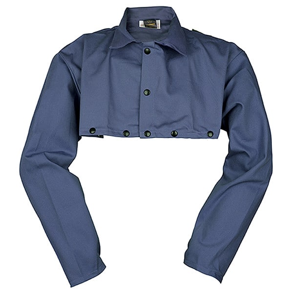 Tillman FR Welding Cape Sleeve, Cotton, Blue, 5XL - 6221B5X