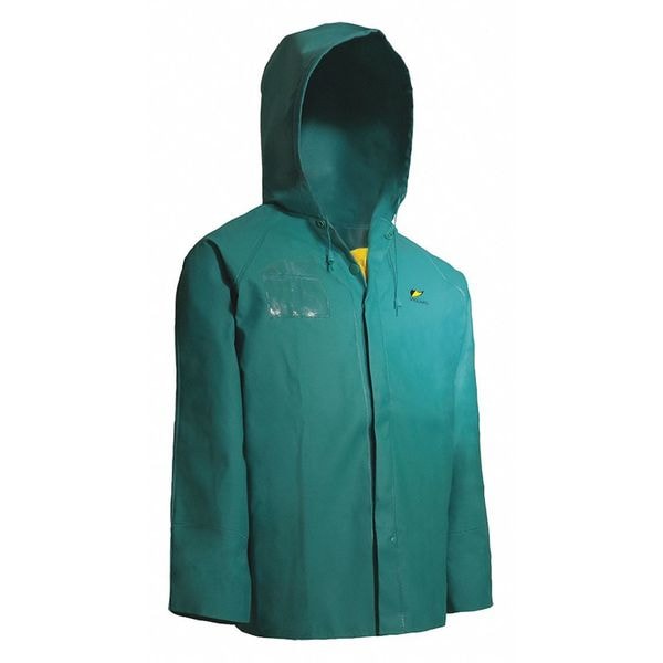 Onguard Chemtex Rain Jacket, Attchd Hood, Green, M - 7103400