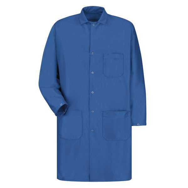 Red Kap Lab Coat, Warp Knit, 3 Pockets, Snaps - KK28BL RG M
