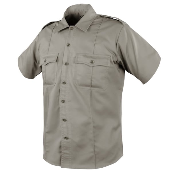 Condor Outdoor Products Men's Uniform Shirt, Silver Tan - 101259-038-S-R