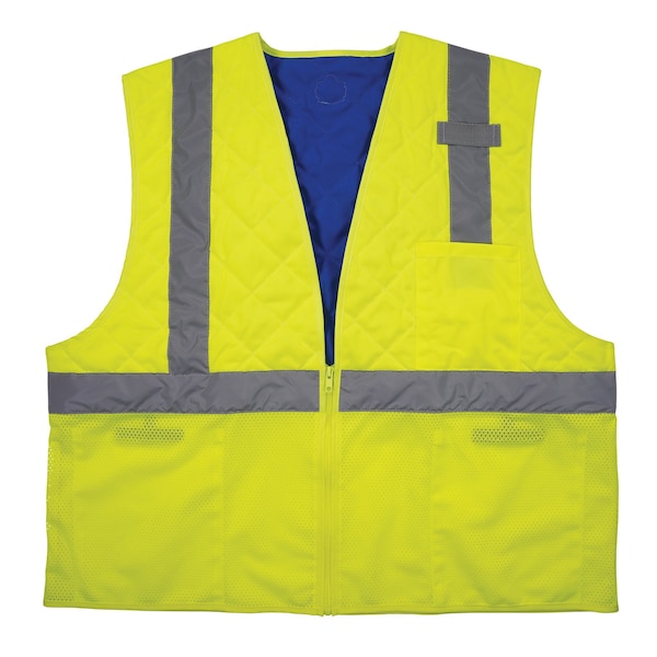 Ergodyne Lime Class 2 Hi-Vis Safety Cooling Vest - XL - 6668