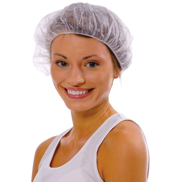 Cordova 28 in. Bouffant Cap, Polypropylene - Green, 12PK - BC28G