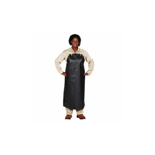 Ansell Hycar Heavy-Duty Apron Black 45" L x 35" W - WPL140-BK