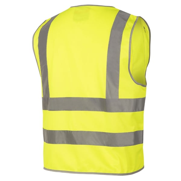 Pioneer Tricot Safety Vest, Green, Small, 2 Stripe - V1025160U-S