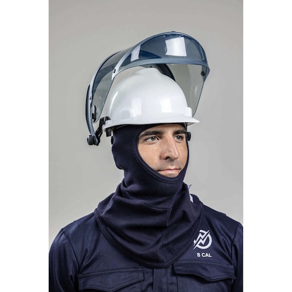National Safety Apparel PureView Head Protection Kit, 12 cal/sq cm, HRC 2, Hard Hat, Faceshield, Safety Glasses, Balaclava - KITHP12PV