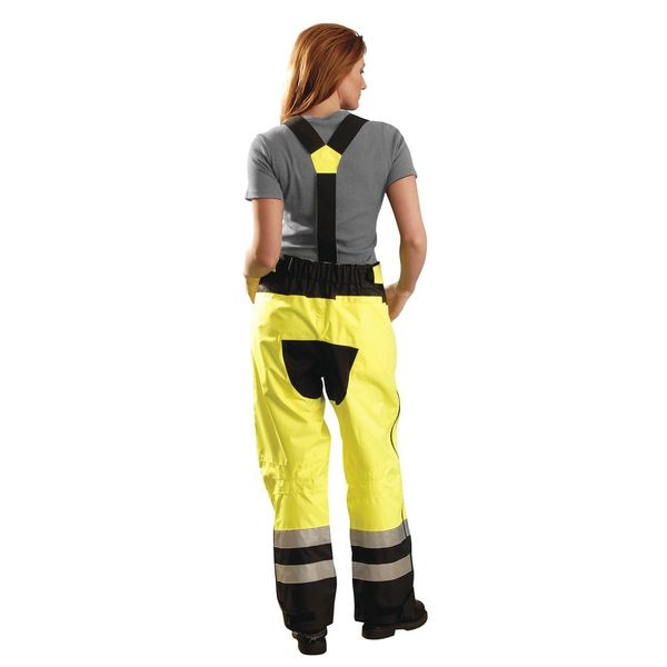 Occunomix Hi-Vis Breathable Rain Pants, Yellow, L - SP-BRP-YL