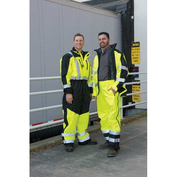 Occunomix Hi-Vis Breathable Rain Pants, Yellow, L - SP-BRP-YL