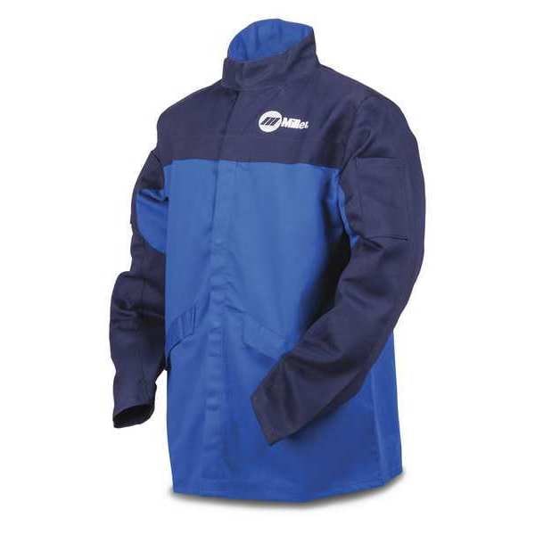 Miller Electric ArcArmor Welding Jacket, Royal/Nvy, Ctn INDURA, 2XL - 258100