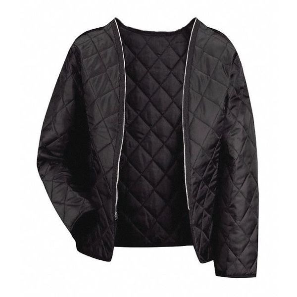 Red Kap Men's Mns Deluxe Black Zip Out Liner-Ls, XL, Nylon/Polyester - LN30BK LN XL