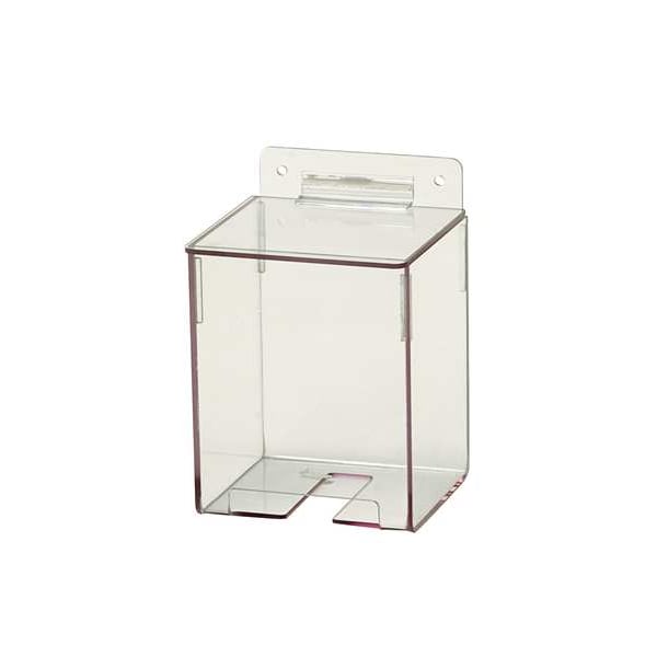 Condor Hairnet Dispenser, PETG, clear, 4-3/4 x 7 x 4-1/2" - 3UZG1