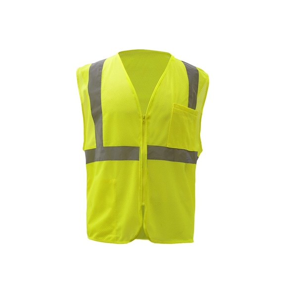 Gss Safety Standard Class 2 Mesh Zipper Safety Vest - 1001-MD