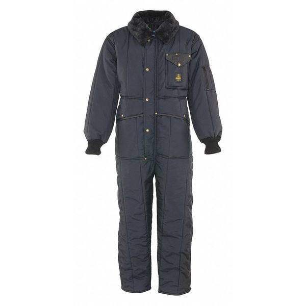 Refrigiwear 0344 Coverall Minus 50 Suit Navy Large, Nylon, 400 den Fabric Weight, 30 1/2 in Inseam, Navy, L - 0344RNAVLAR