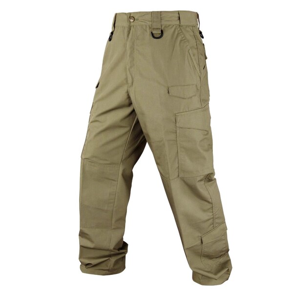Condor Outdoor Products Men's Tactical Pants, 34, Stone, 63% Polyester, 34% Cotton, 3% Spandex - 608-030-34-34