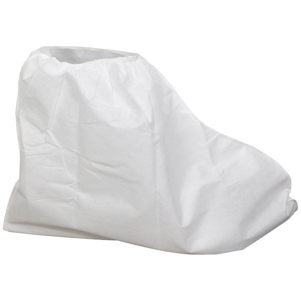 Kleenguard Disposable Boot Covers, SMMMS, White, Slip Resistant Sole: No , Universal - 36880