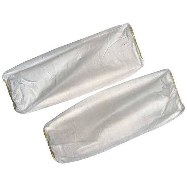 Cellucap Sleeves Disposable Sleeves, 18 in Length, 1 mil Thick, Serged Seam, White, 200 PK - 1806GRA