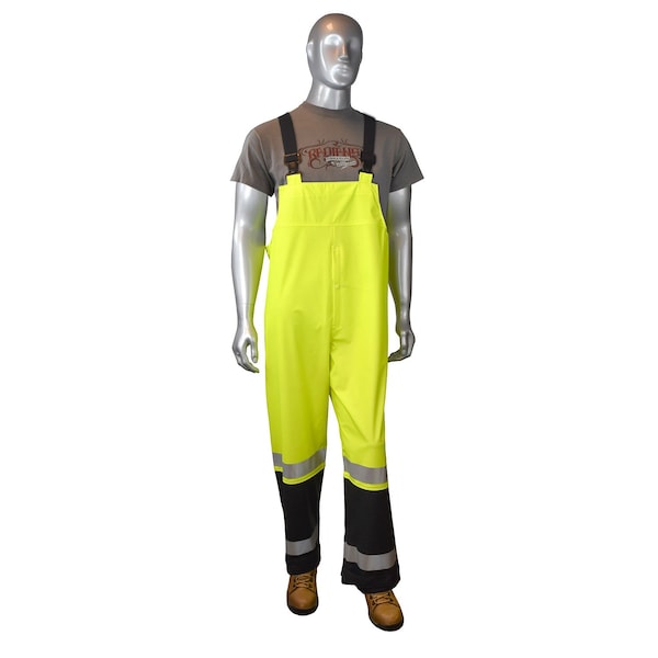 Radians Radians RW07 High Visibility Rainwear Overalls - RW07O-ESGV-XL