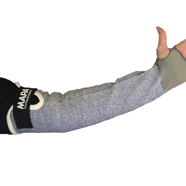 Mapa Krytech ARM 537, HDPE Sleeve With Thumb Slot, 18L, ANSI Cut Level A4, 1 Each - 537012
