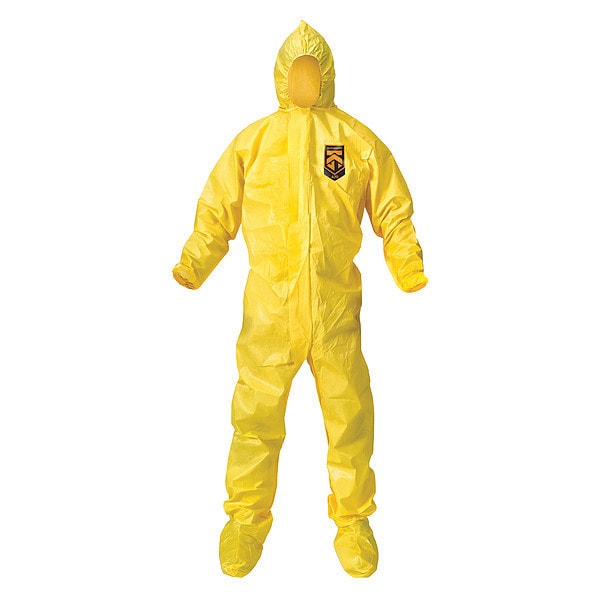 Kleenguard Disposable Coverall, Hooded, 2XL, KleenGuard(TM) A70, Zipper, Elastic Cuff, Elastic Ankle, 12 PK - 00685