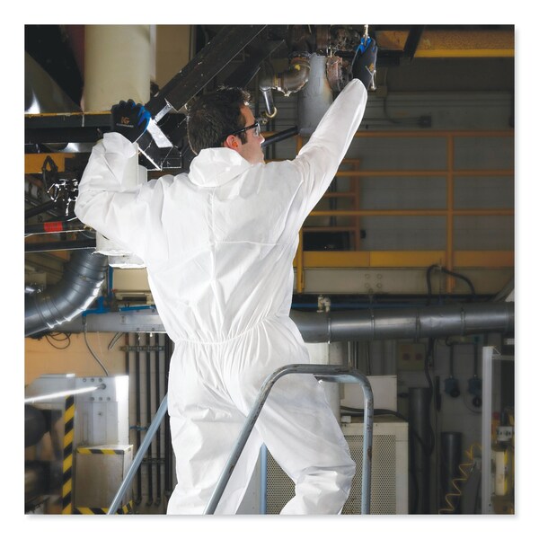 Kleenguard Apparel, 2X-Large, 25 PK, White, MICROFORCE* Barrier SMS Fabric - KCC 46115