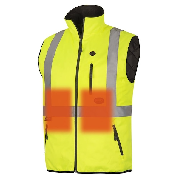 Pioneer 3XL Class 2 Plain Back, , Zipper 4 Pockets - V1210260U-3XL