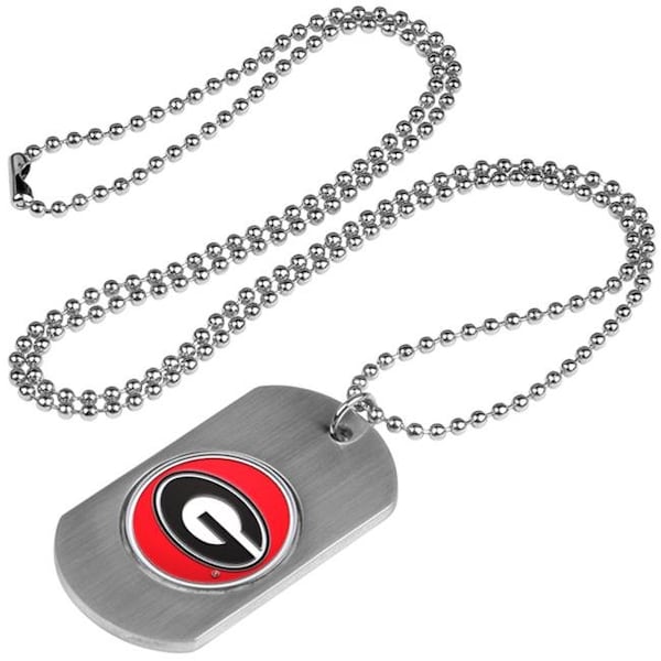 Linkswalker LinksWalker LW-CO3-GAB-DTAG Georgia Bulldogs-Dog Tag - LW-CO3-GAB-DTAG