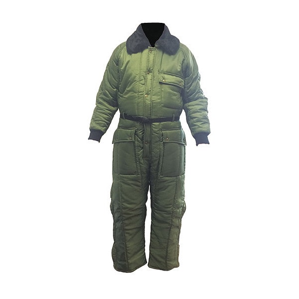 Polar Plus Insulated Heavy Duty Coverall, Green, XL - 22013G-XL