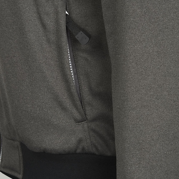 Pioneer Heated Fleece Hoodie Jacket w/ Detachable Hood, Charcoal, XL - V3210440U-XL