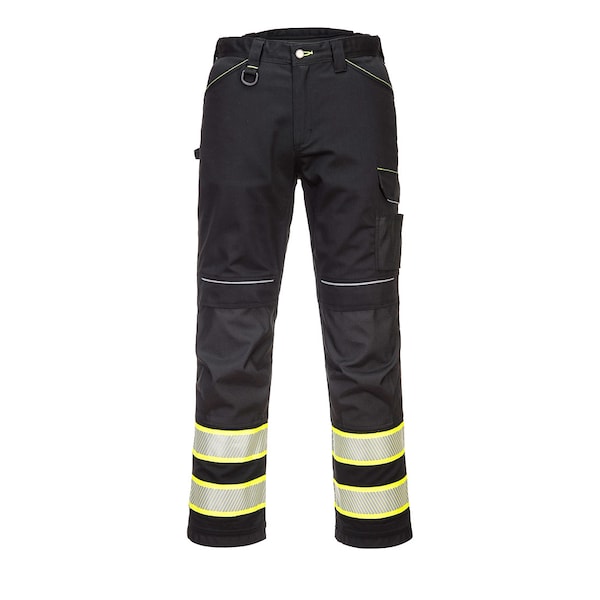 Portwest Men Iona Plus Work Pants, 32, Black, Kingsmill - F142