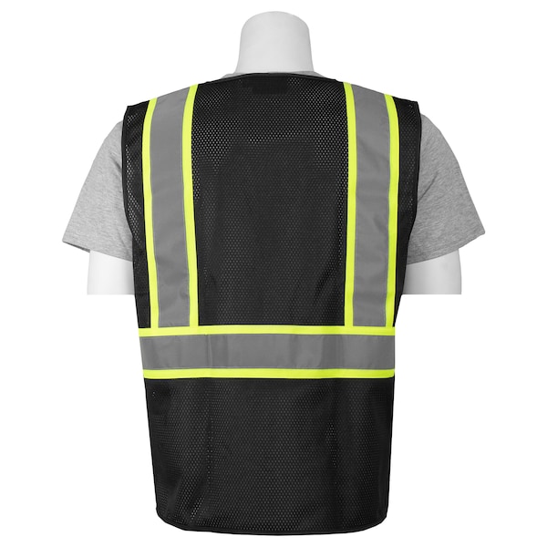 Deltaplus S863C Mesh Safety Vest, Contrasting Tape, 3 pkts, 3X - 63335
