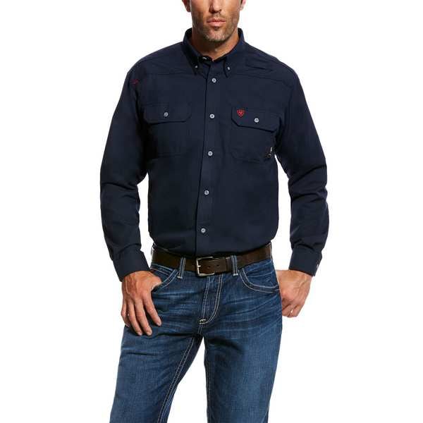Ariat Men's Flame-Resistant Shirt, 9.5 cal/sq cm, L, GlenGuard(R) - 10022899