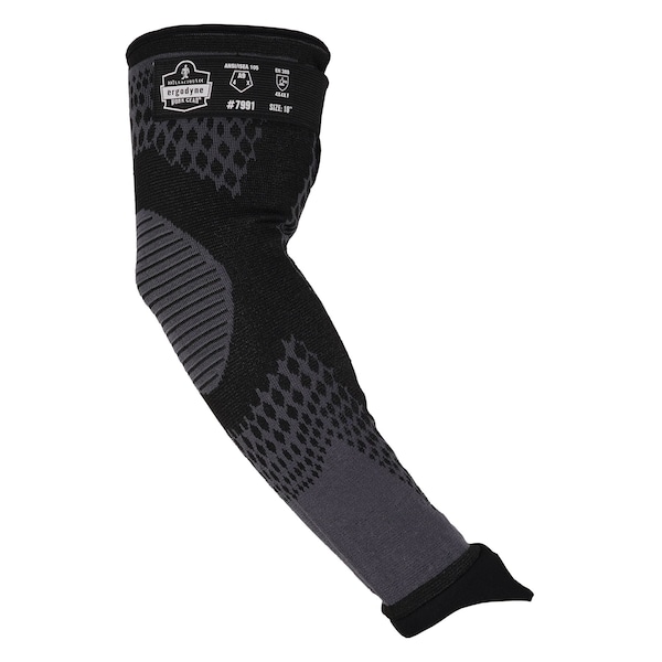 Ergodyne 18 in Black CR Protective Arm Sleeves A9 - 7991-PR18