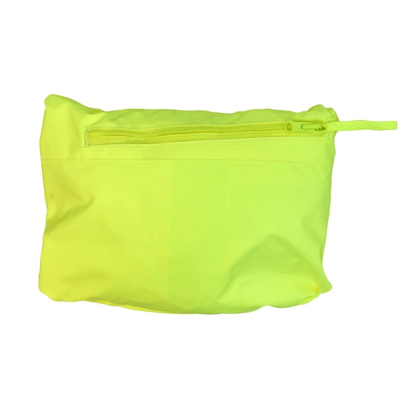 Radians Hi-Vis Rain Coat, RipStop Polyester, Class 3 Type R, Hi-Vis Green, L - RW11-3ZGR-L