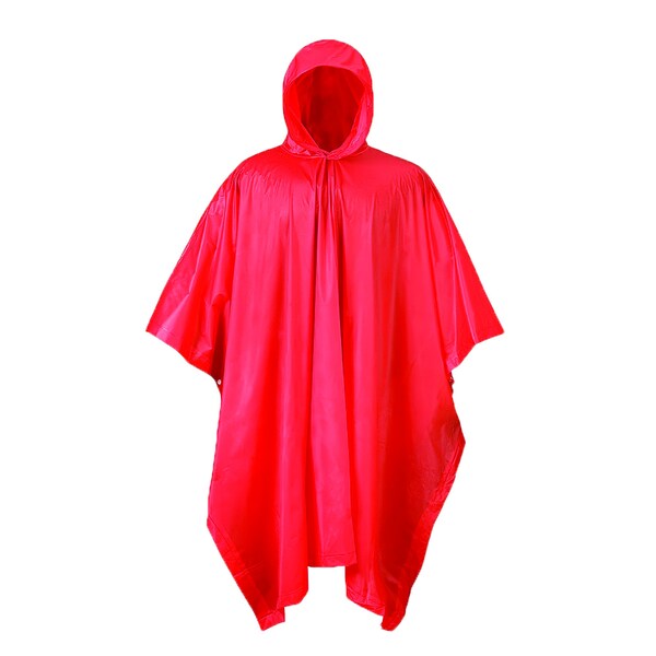 Rps Outdoors RPS TRAVEL/EMERGENCY PONCHO RED - 51-111R