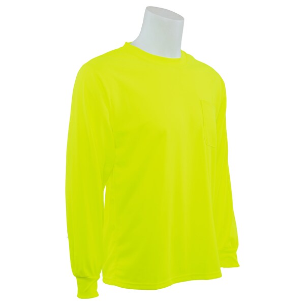 Deltaplus T-Shirt, Long Sleeve, Hi-Viz, Lime, 3XL - 64030